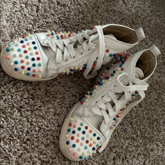 Christian Louboutin orlato flat high-top sneaker - Picture 4 of 7